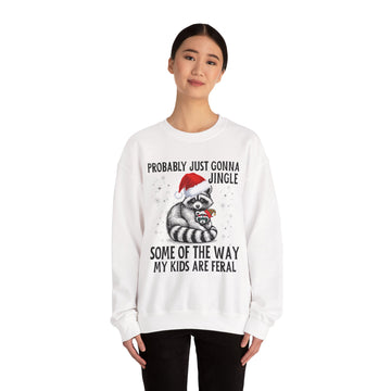 Christmas Raccoon Sweatshirt - Festive Holiday Gift