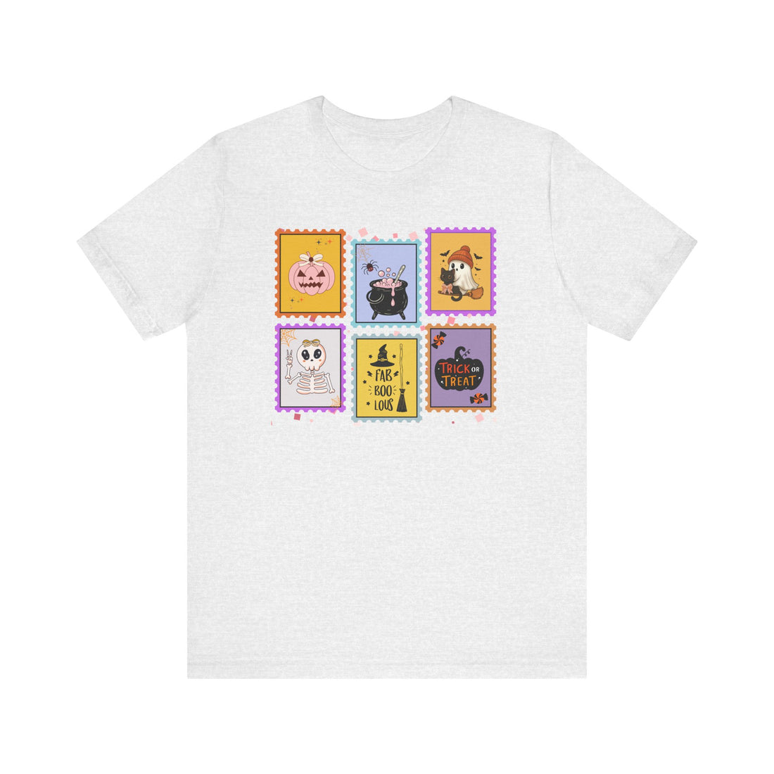 Halloween Cat T-Shirt - Ghost Pumpkin Graphic Tee