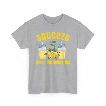 Squeeze the Day Lemonade T-Shirt | Summer Graphic Tee