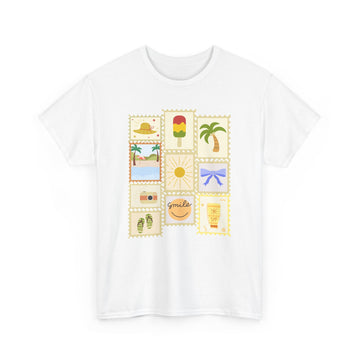 Summer T-Shirt - Unisex Heavy Cotton Casual Tee