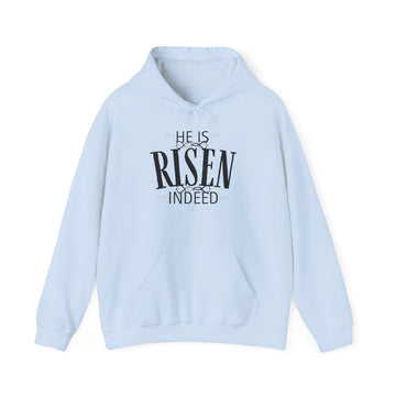 He Is Risen Hoodie — Christian Easter Pullover