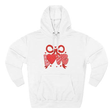 Valentine's Day Hoodie for Couples | Romantic Fleece Pullover