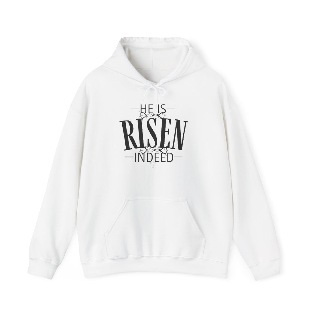 He Is Risen Hoodie — Christian Easter Pullover