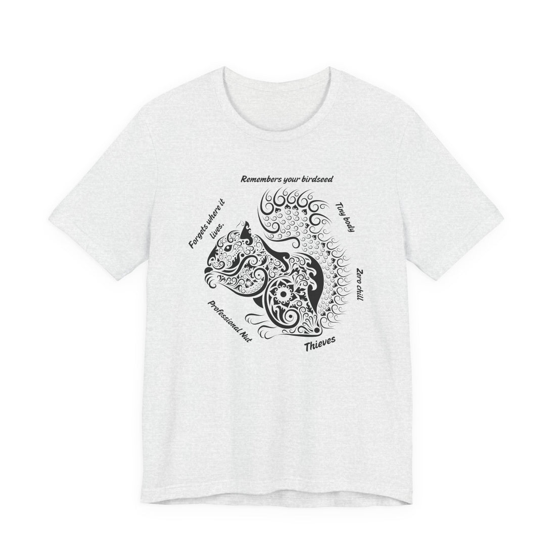 Tribal Squirrel T-Shirt - Retro Vintage Animal Tee