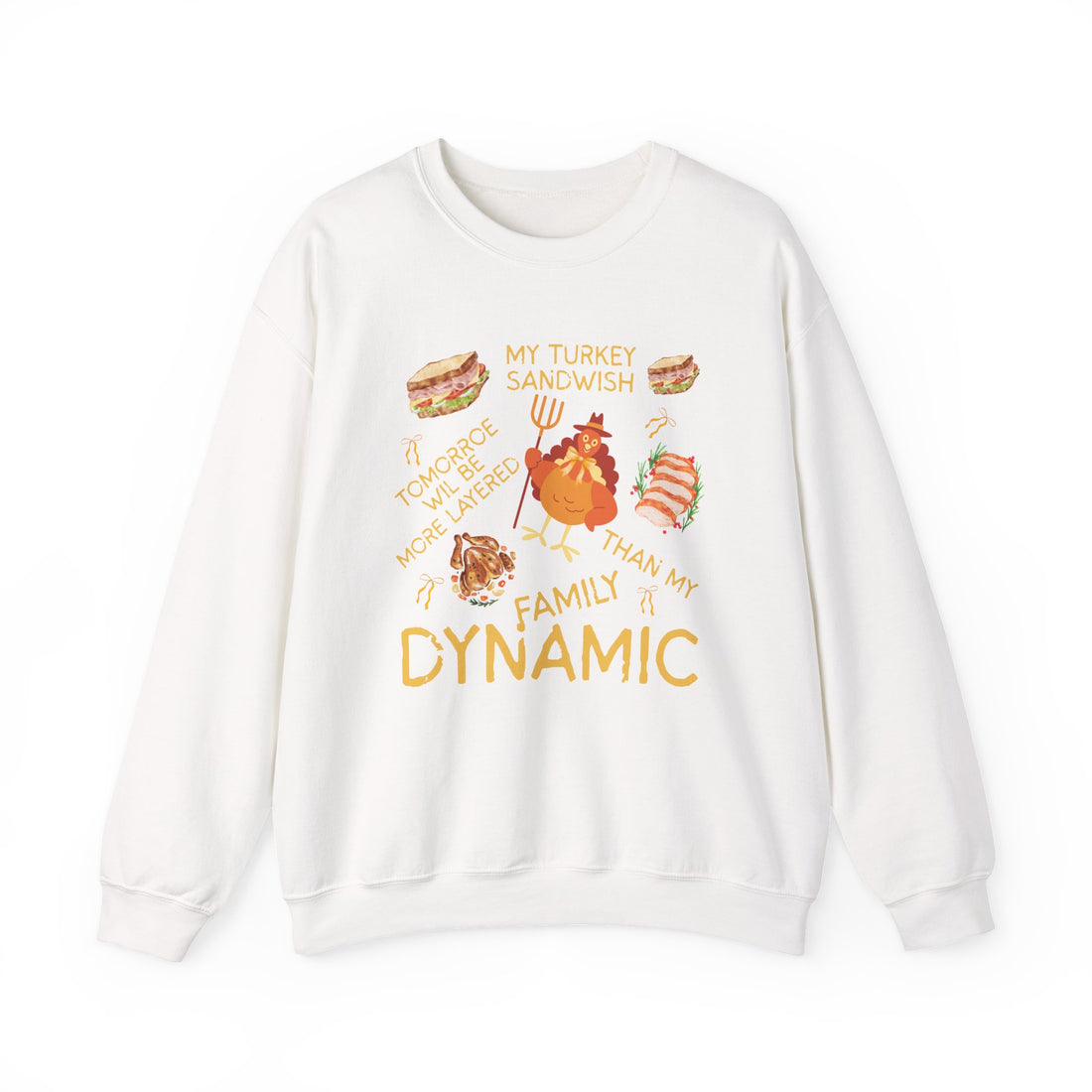 Thanksgiving Family Sweatshirt | "Family Dynamic" Turkey Crewneck