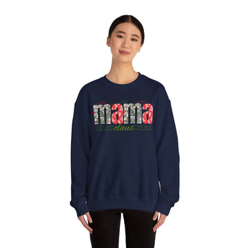 Mama Claus Sweatshirt - Christmas Gift for Mom