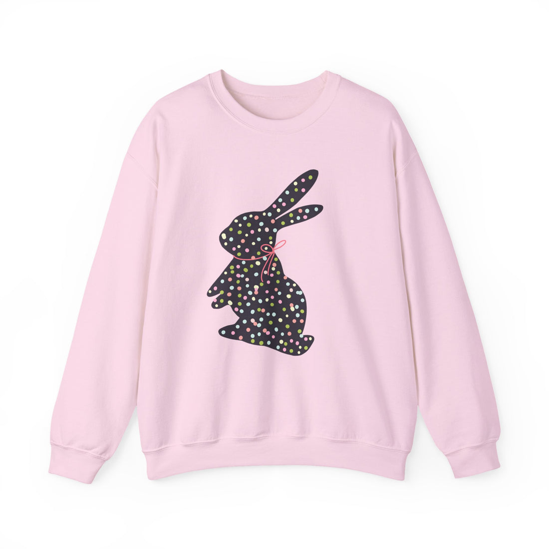 Easter Polka Dot Bunny Crewneck Sweatshirt