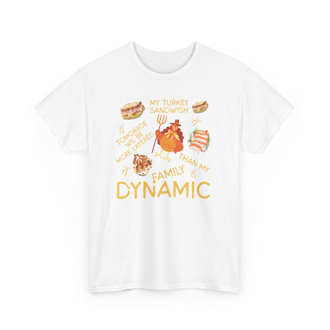 Thanksgiving Family T-Shirt | Funny Turkey Sandwiches Graphic Tee