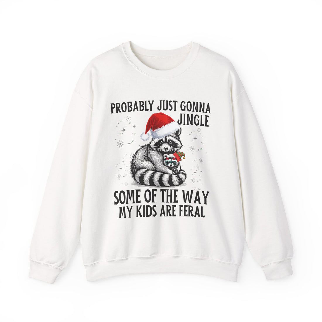 Christmas Raccoon Sweatshirt - Festive Holiday Gift